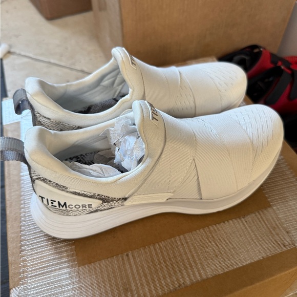 Tiem Latus white sneakers 
No laces, Velcro 
Size 7
New - Picture 5 of 5